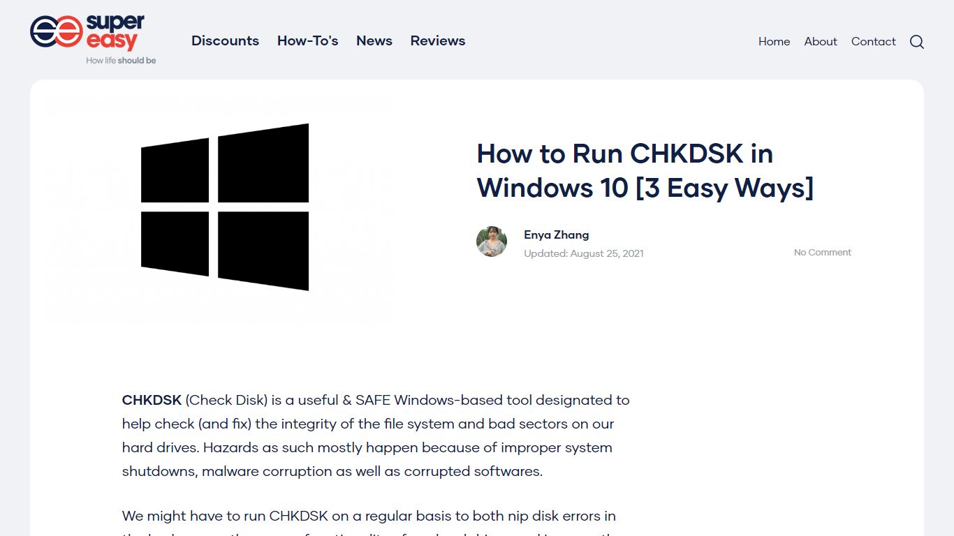 How to Run CHKDSK in Windows 10 [3 Easy Ways]